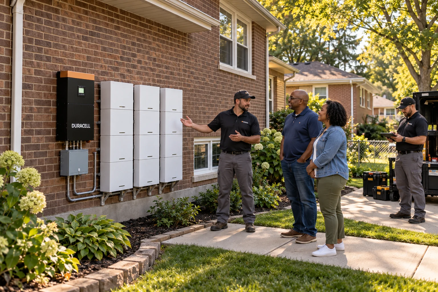Illustrative Synrg. consultation about home battery storage